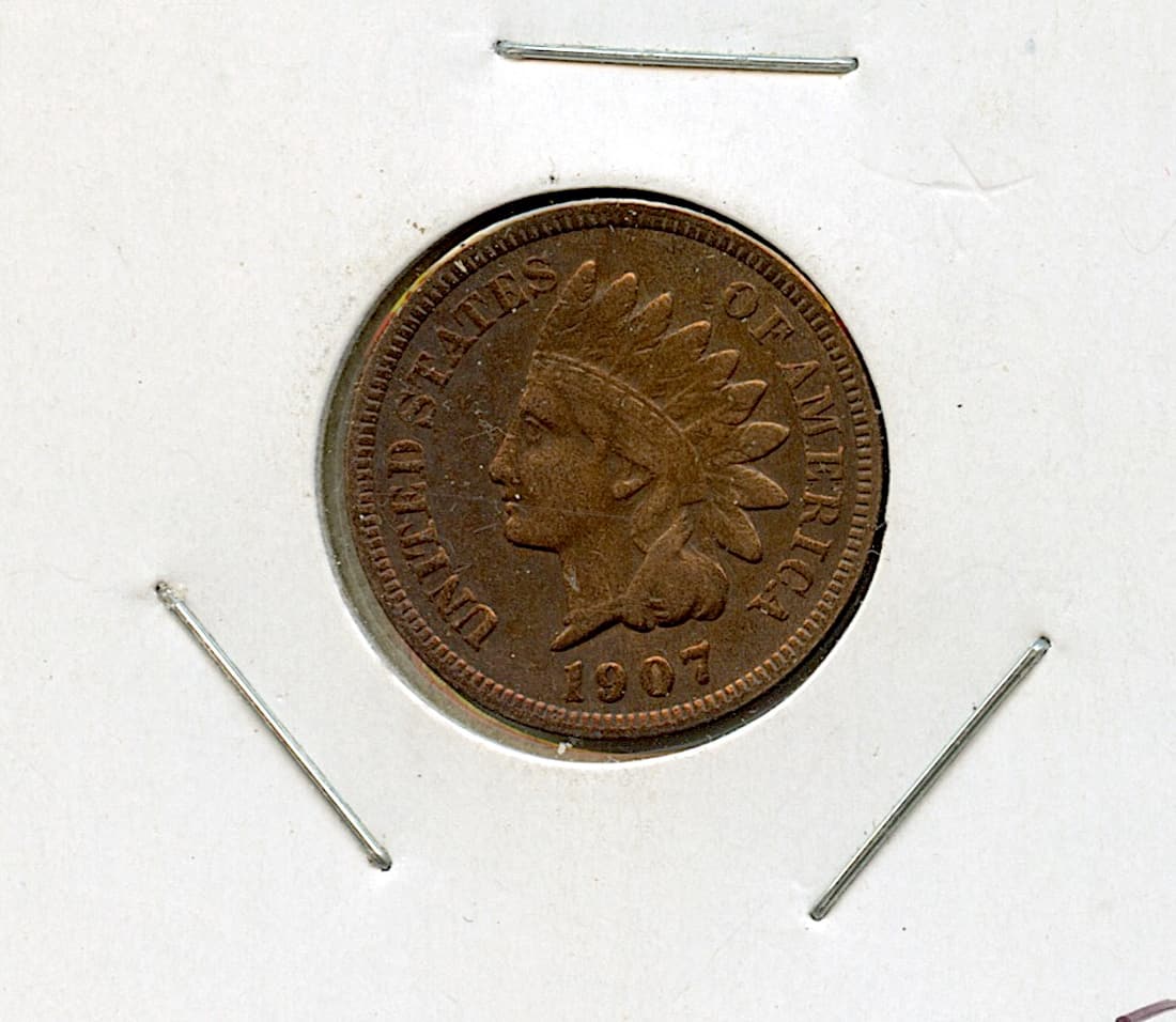 US Circulated Coin One Cent 1907 (1 of 2)