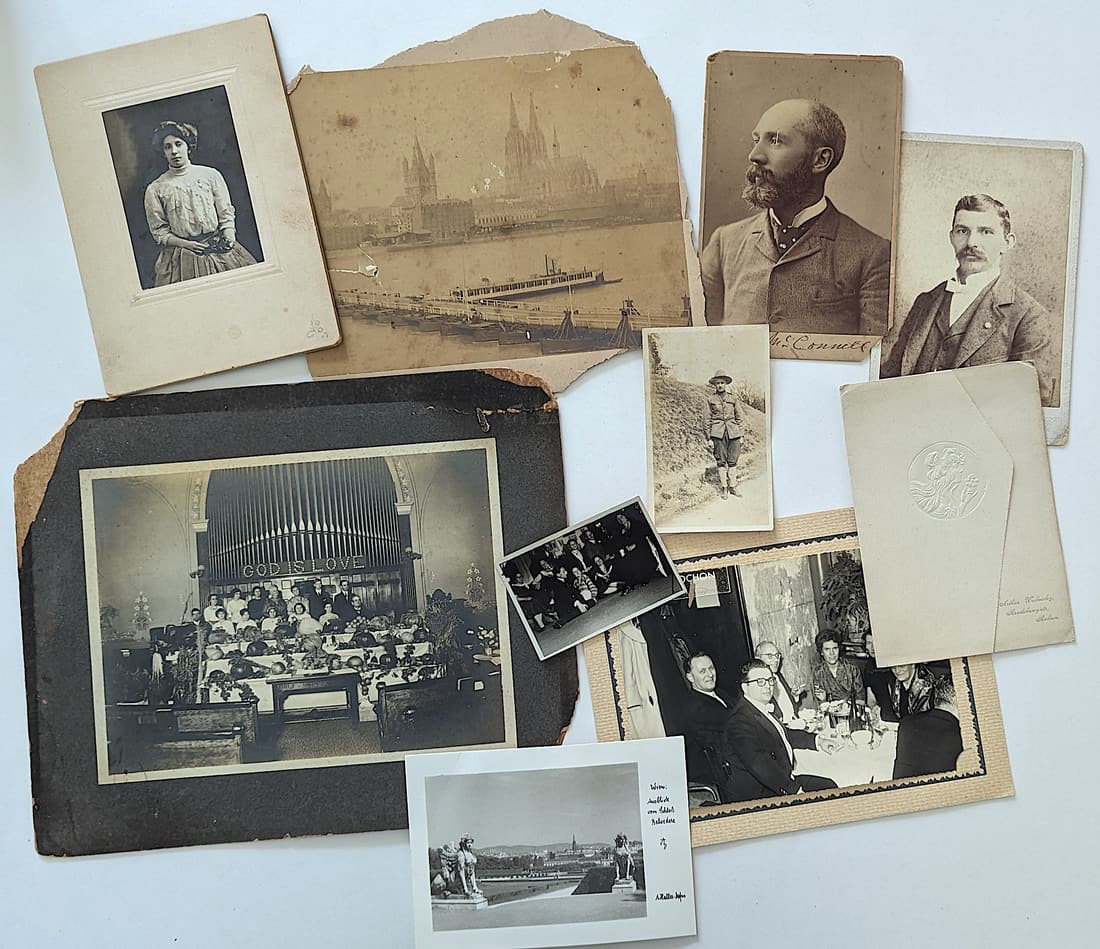 Antique Set Ephemera Including Photos: The provenance of this item is from a WWII veteran collector in Georgia. This lot is located in Boca Raton, Fl and its shipment will be made directly by Artelisted. Shipping insurance is the responsib