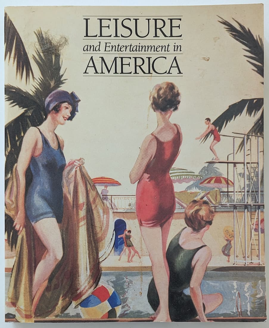 Vintage Book Leisure and Entertainment in America: The provenance of this item is from a WWII veteran collector in Georgia. This lot is located in Boca Raton, Fl and its shipment will be made directly by Artelisted. Shipping insurance is the responsib