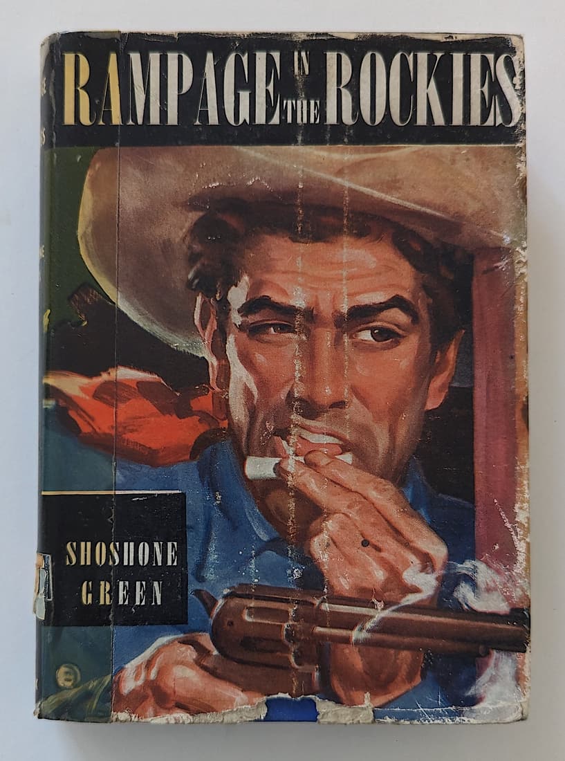 Vintage Book Rampage In The Rockies, 1944: The provenance of this item is from a WWII veteran collector in Georgia. This lot is located in Boca Raton, Fl and its shipment will be made directly by Artelisted. Shipping insurance is the responsib