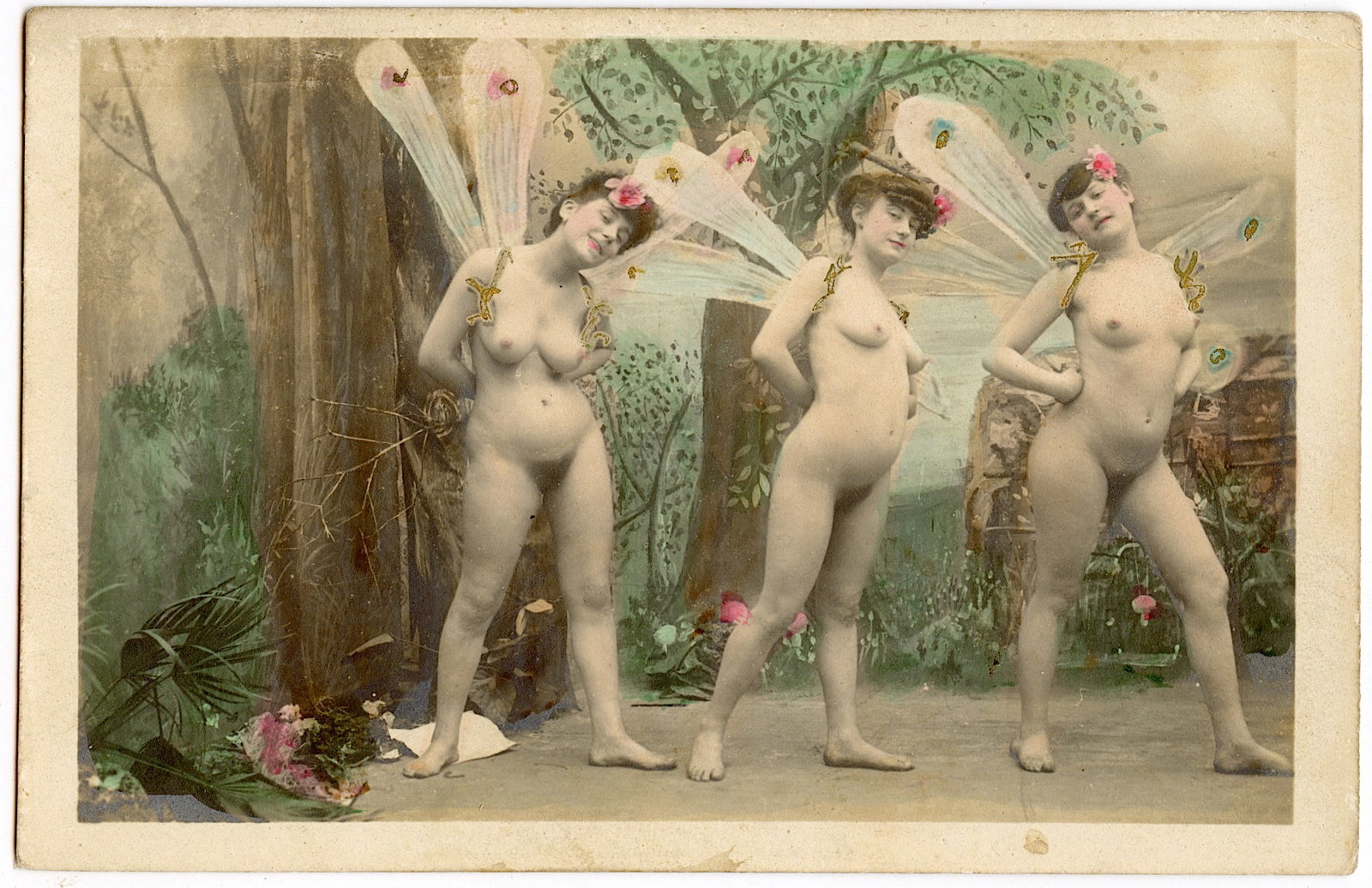 Vintage Original Real Photo Postcard Artistic Nude: ABOUT POSTCARDS: The study and collecting of postcards is termed deltiology (from Greek deltion, small writing tablet, and English -logy, the study of). Rarity. As with all antique items, rarity bring