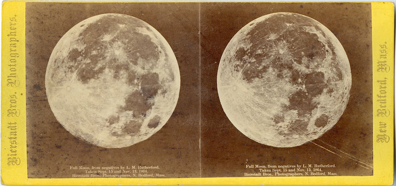Antique Photo Stereoview Space Moon Planets Observatory (1 of 2)
