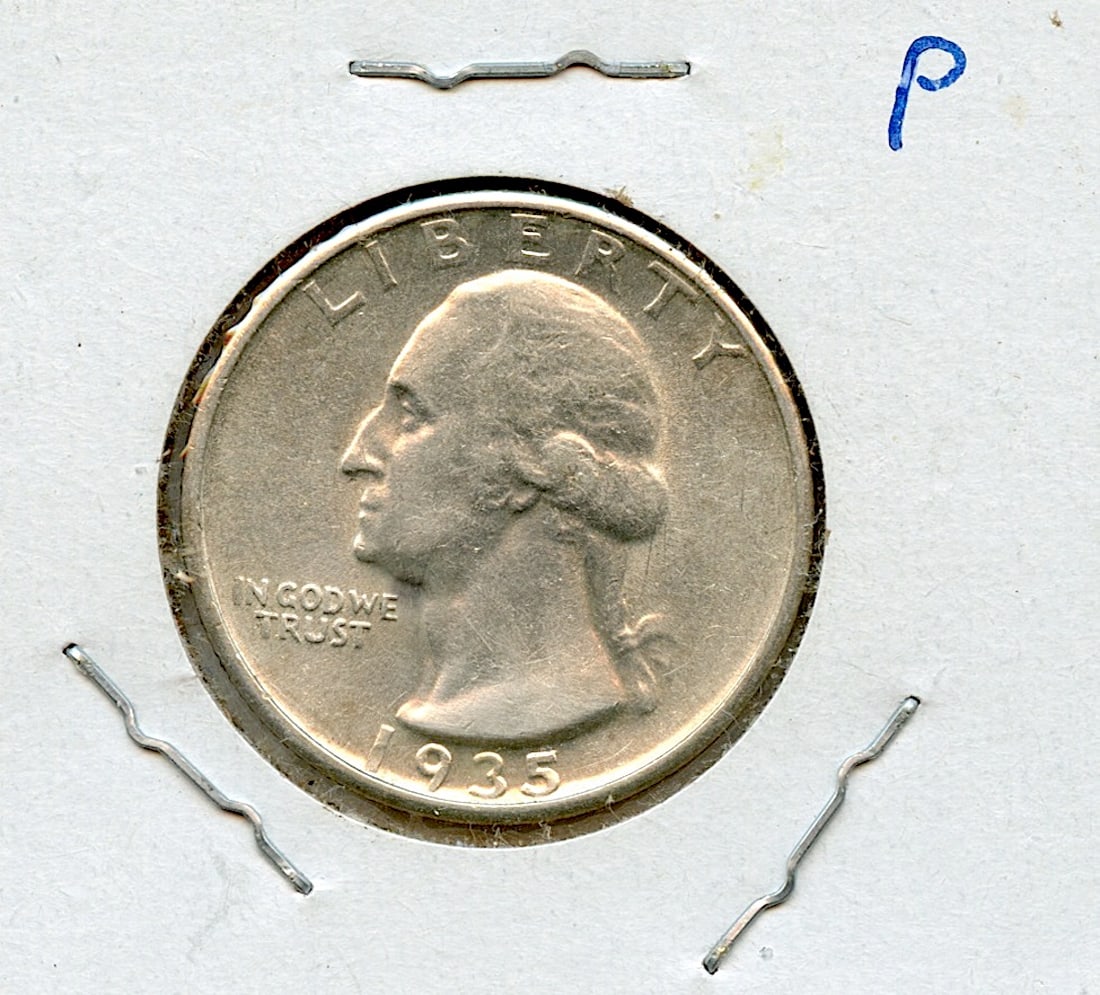 US Circulated Coin Quarter Dollar 1935 P (1 of 2)