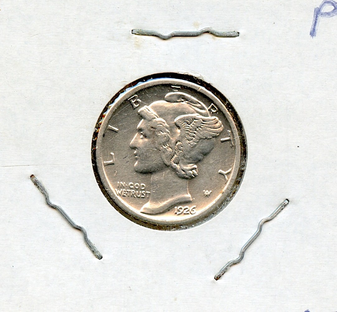 US Circulated Coin One Dime 1926 P (1 of 2)