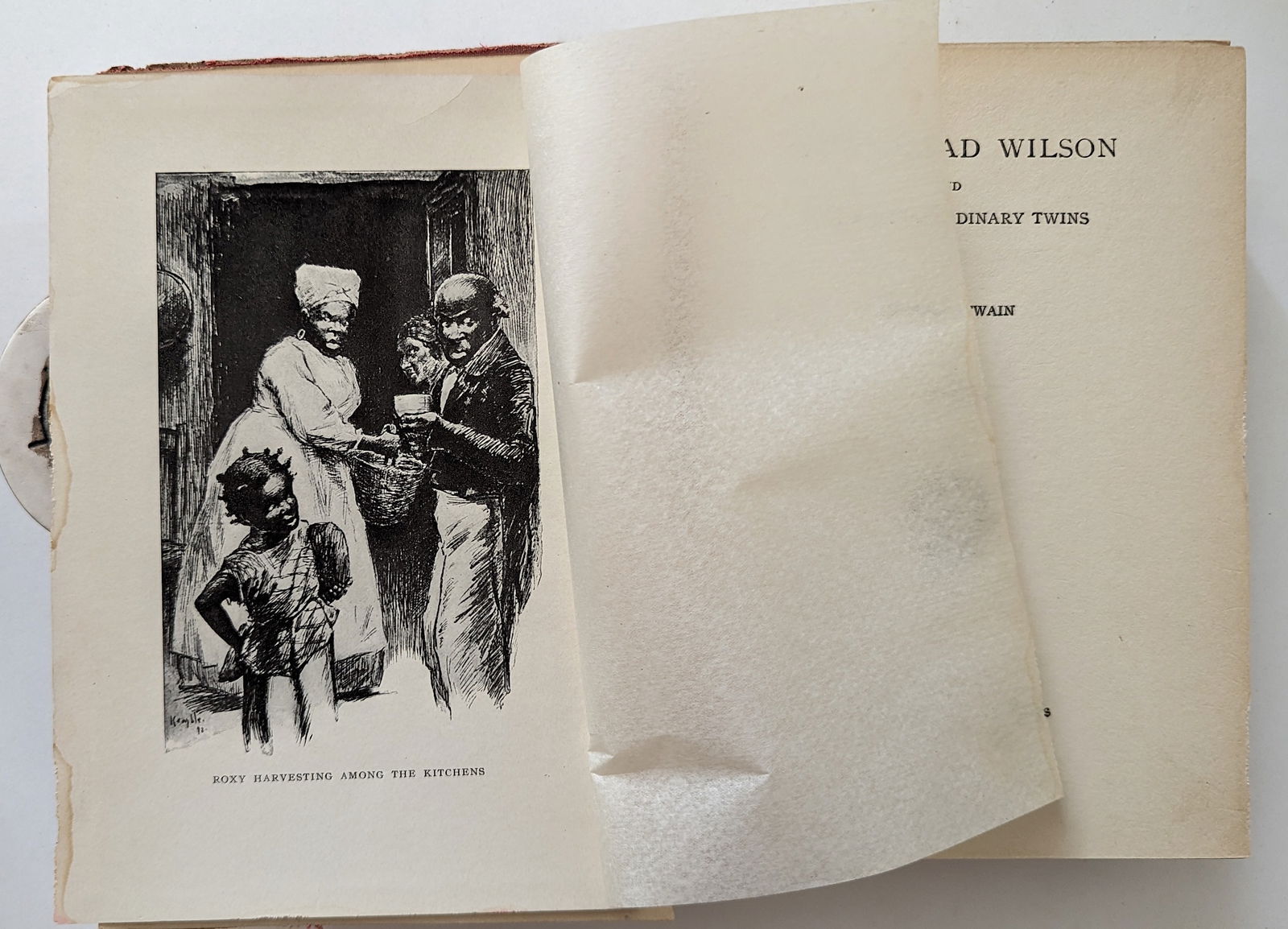 Book by MARK TWAIN, Illustrated, C.R.  1899 (1 of 7)