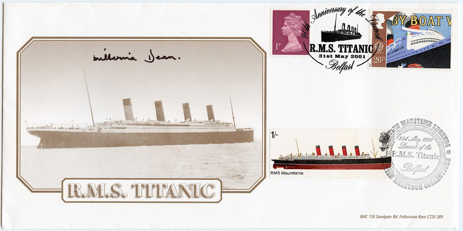Original TITANIC Ephemera Signed Survivors (1 of 2)