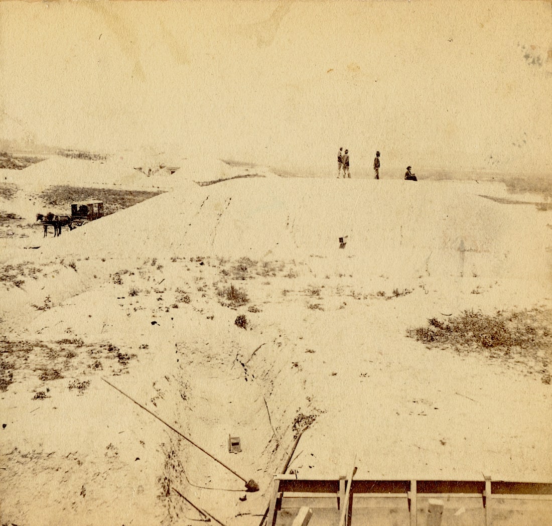 Real Photo Original Stereoview Civil War Battery Brooke: This stereoviews is original from the epoch . The stereoviews we are offering come mainly from collectors in the U.S.A. and constitute wonderful testimonies of past time that tend to be unique. They h