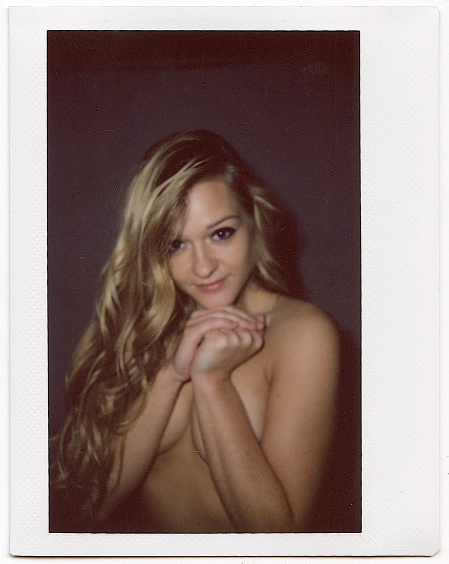Original Vintage Pin Up Nude Female Instax FUJIFILM: This collection is coming from a Professional American photographer and collector during the last 30 years in LA, CA. His collection includes many original positives and negatives from professional ph