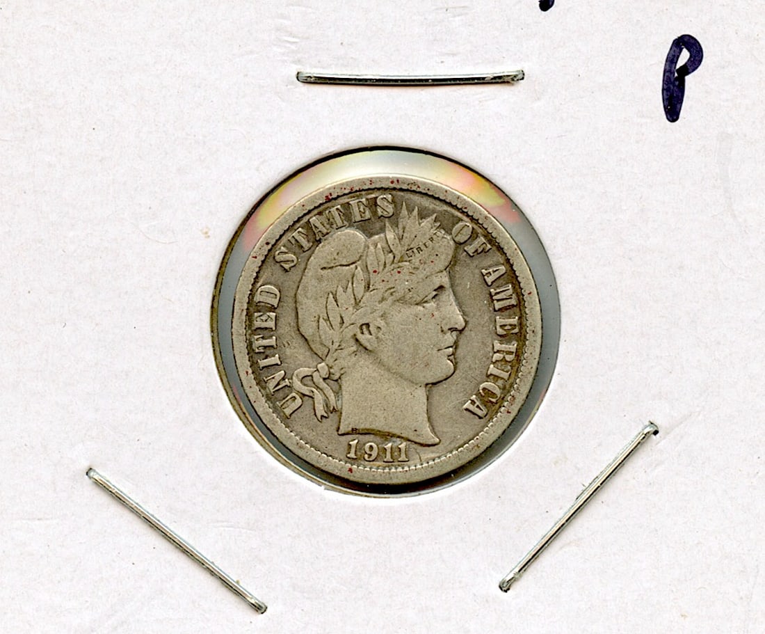 US Circulated Coin One Dime 1911 P (1 of 2)