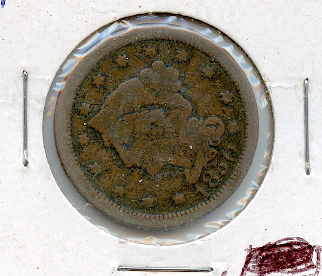 US Circulated Coin One Cent 1850 (1 of 2)