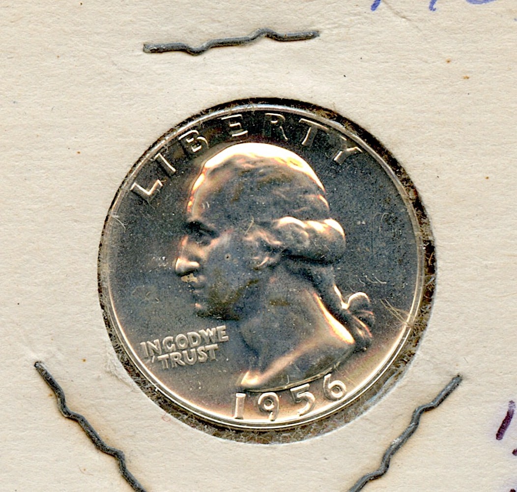 US Circulated Coin Quarter Dollar 1956 Proof (1 of 2)