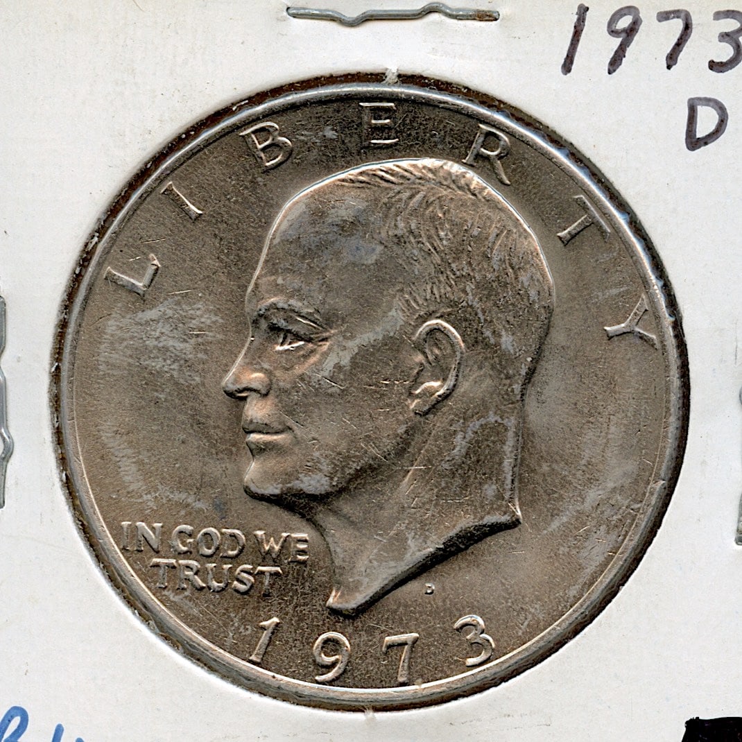 US Circulated Coin One Dollar 1973 D BU (1 of 2)