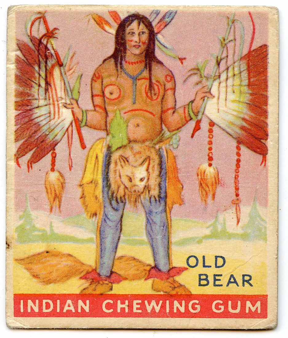 Original 1933 Goudey Indian Gum Card No. 99 (1 of 2)