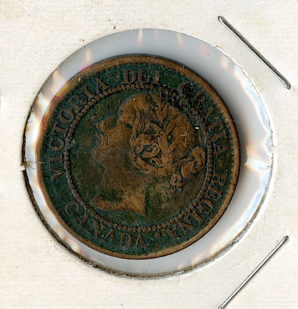 Canada Circulated Coin One Cent 1859 (1 of 2)