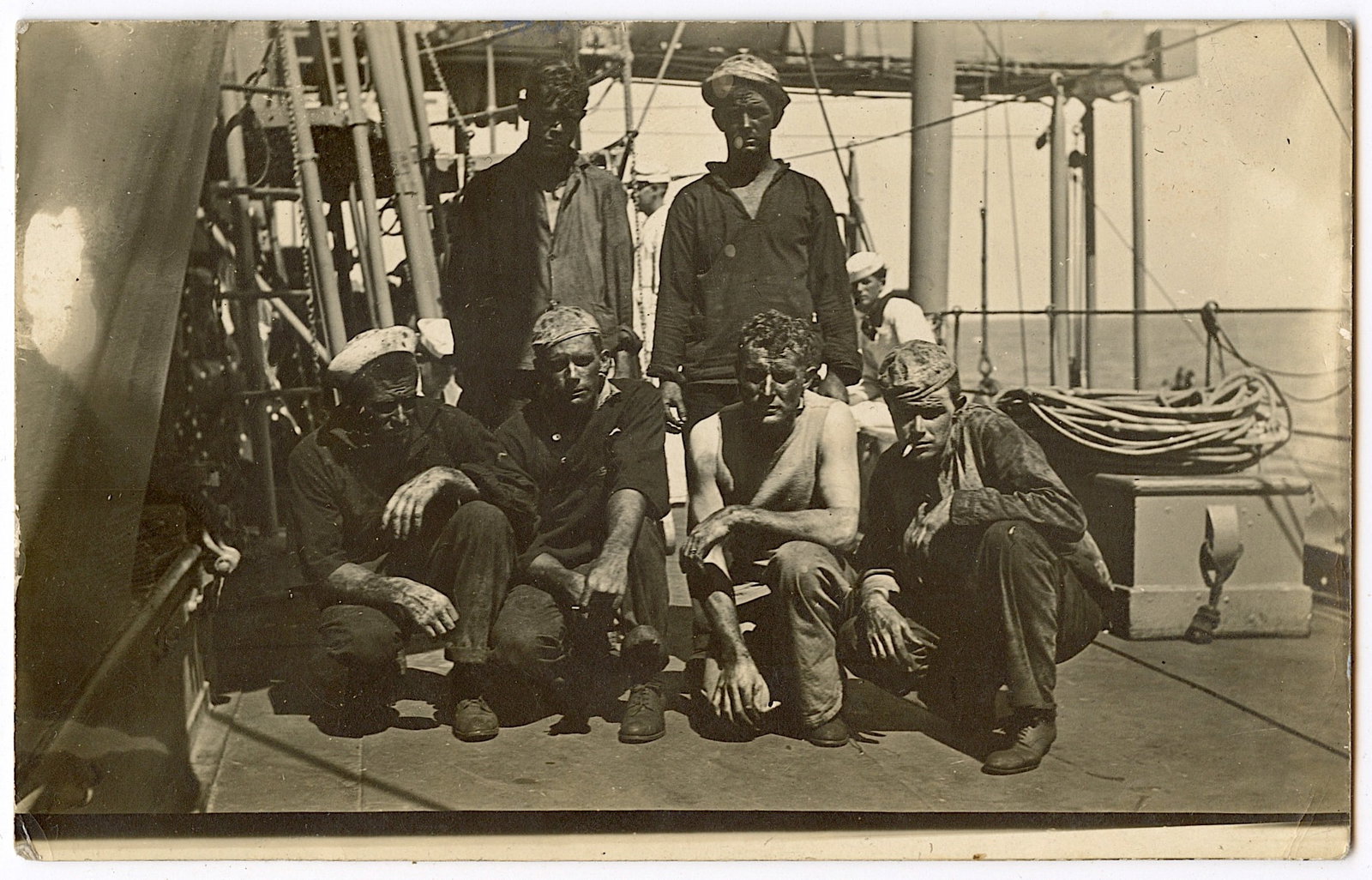 Vintage Original Rare Real Photo US Marines: The provenance of this lot is from the estate of a Professional American photographer and collector in LA, CA. The dimensions of an antique/vintage postcard are Approx. 5.5"x 3.5" (small variances can