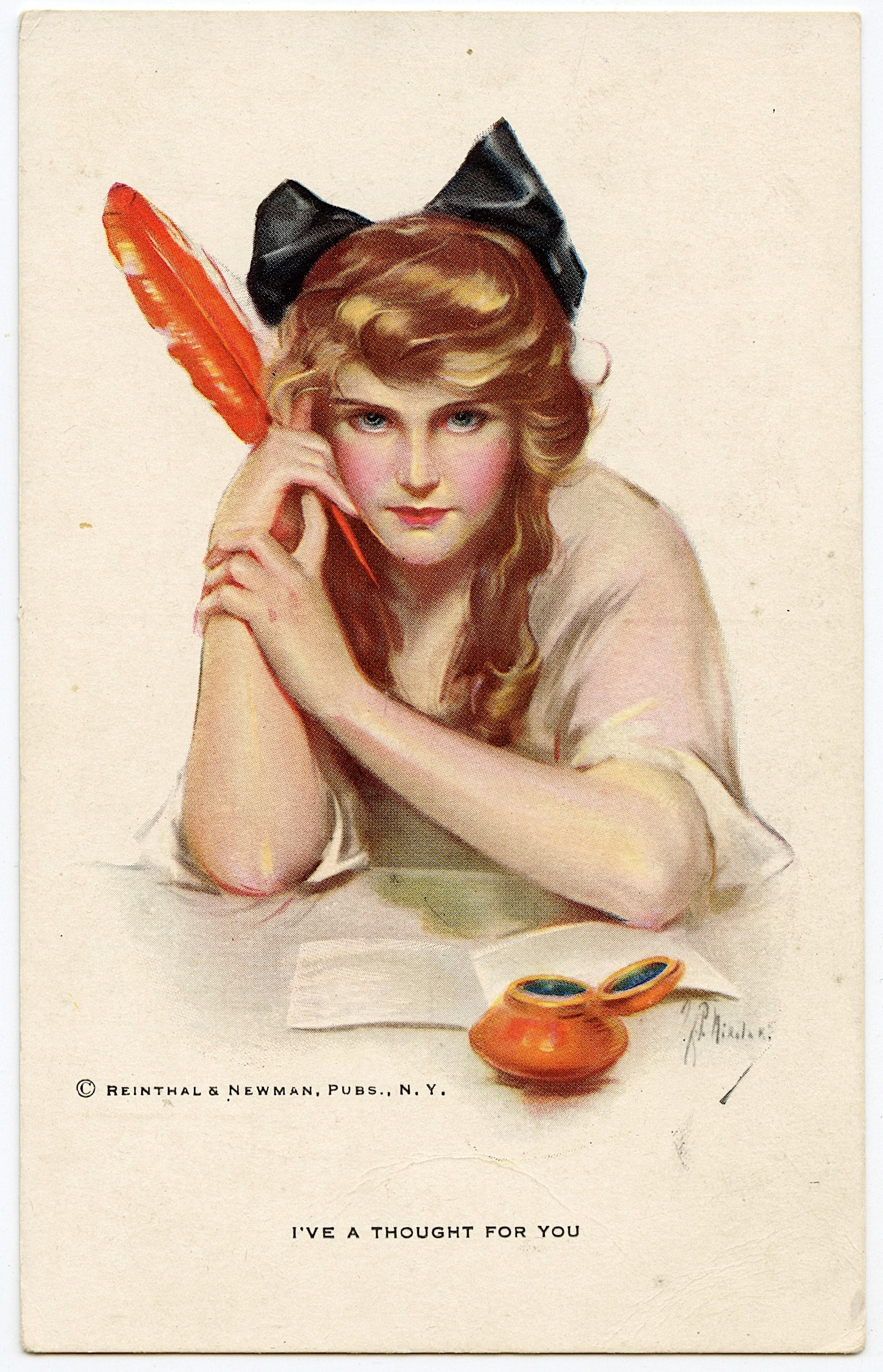 Antique Vintage Rare Original Collectible Postcard OPP!: ABOUT POSTCARDS: The study and collecting of postcards is termed deltiology (from Greek deltion, small writing tablet, and English -logy, the study of). Rarity. As with all antique items, rarity bring