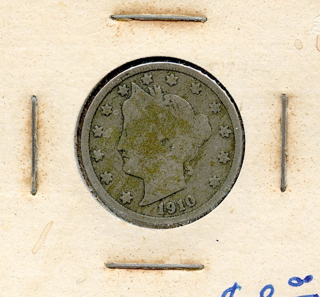 US Circulated Coin V Cents  1910 (1 of 2)