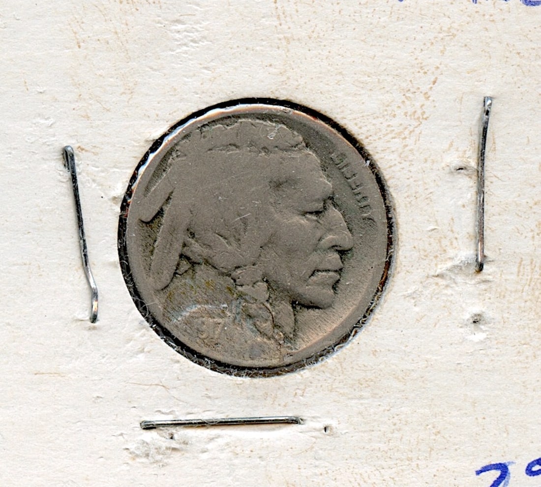 US Circulated Coin Five Cents  1917 (1 of 2)