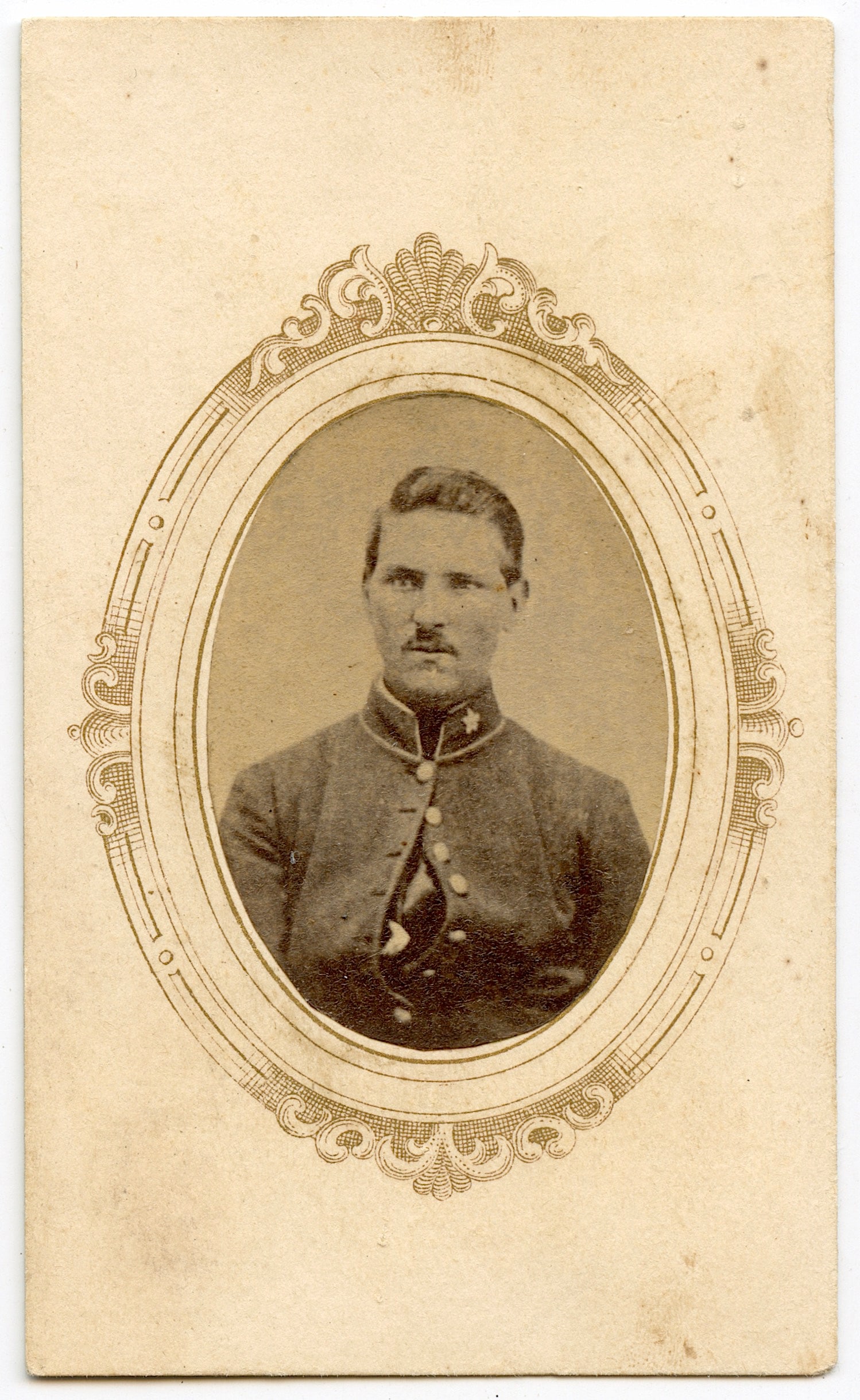 Original Civil War CDV Photograph 1st Lieut. J. KINSER (1 of 2)