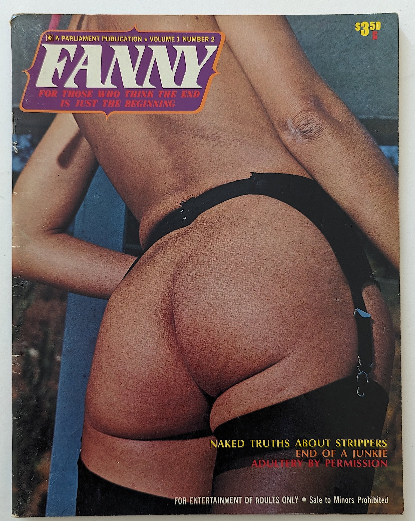 Vintage Adult Magazine FANNY: This lot is coming from a collector in RI. This lot is located in Boca Raton, Fl and its shipment will be made directly by Artelisted. Shipping insurance is the responsibility of the buyer. Ask us if 
