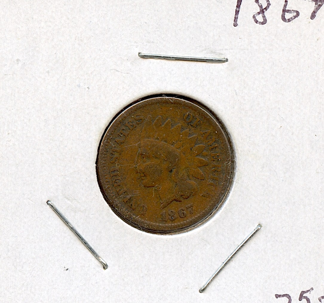US Circulated Coin One Cent 1867 (1 of 2)