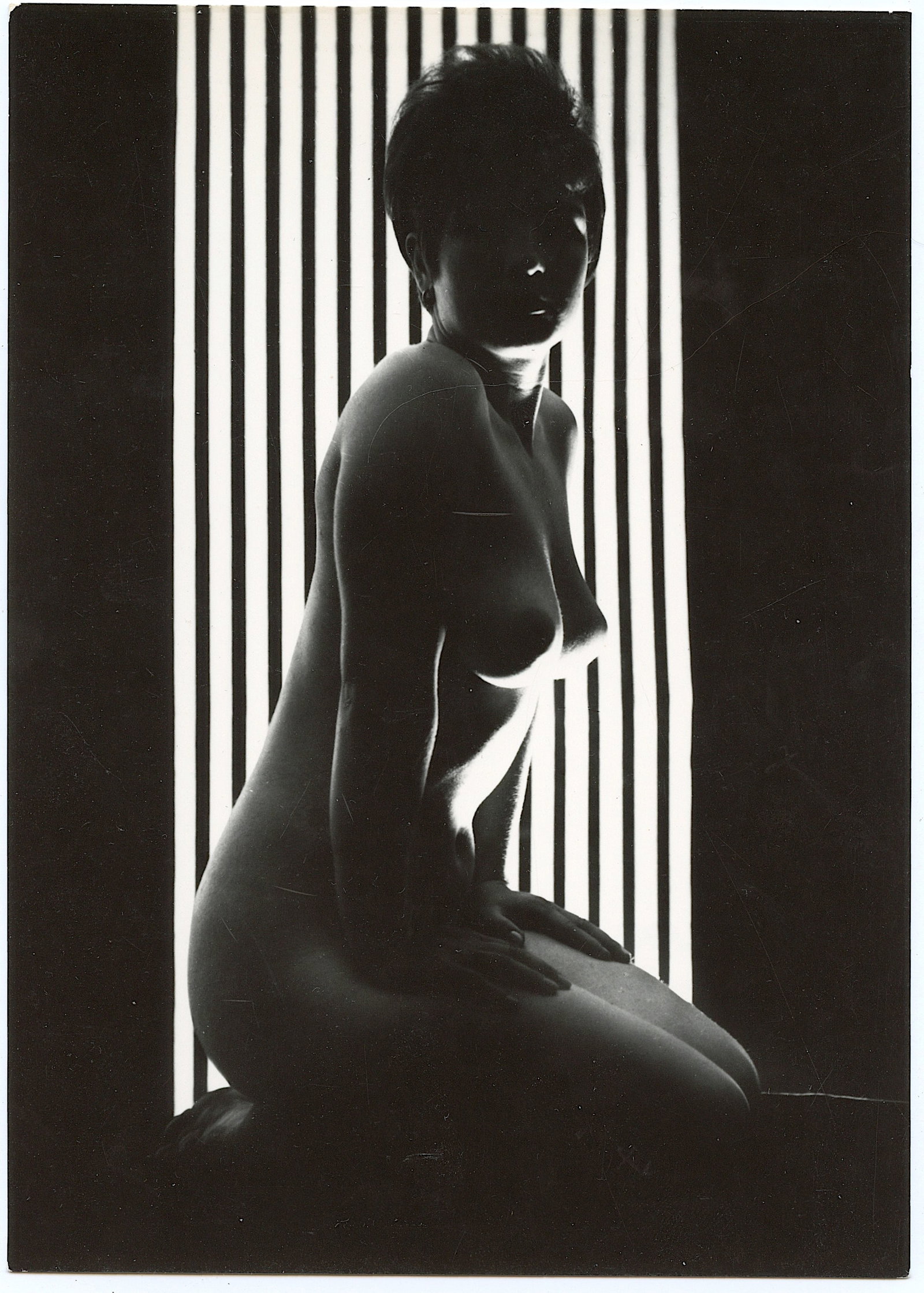 Original Photo Artistic Nude Female by Milos VojÃ­r: Original photograph with dimensions Approx. 7" x 5". This antique / vintage image in New York is an original creation of the time (between 1900 to 1950s) taken and printed by Louis Jacob Curtman. He w