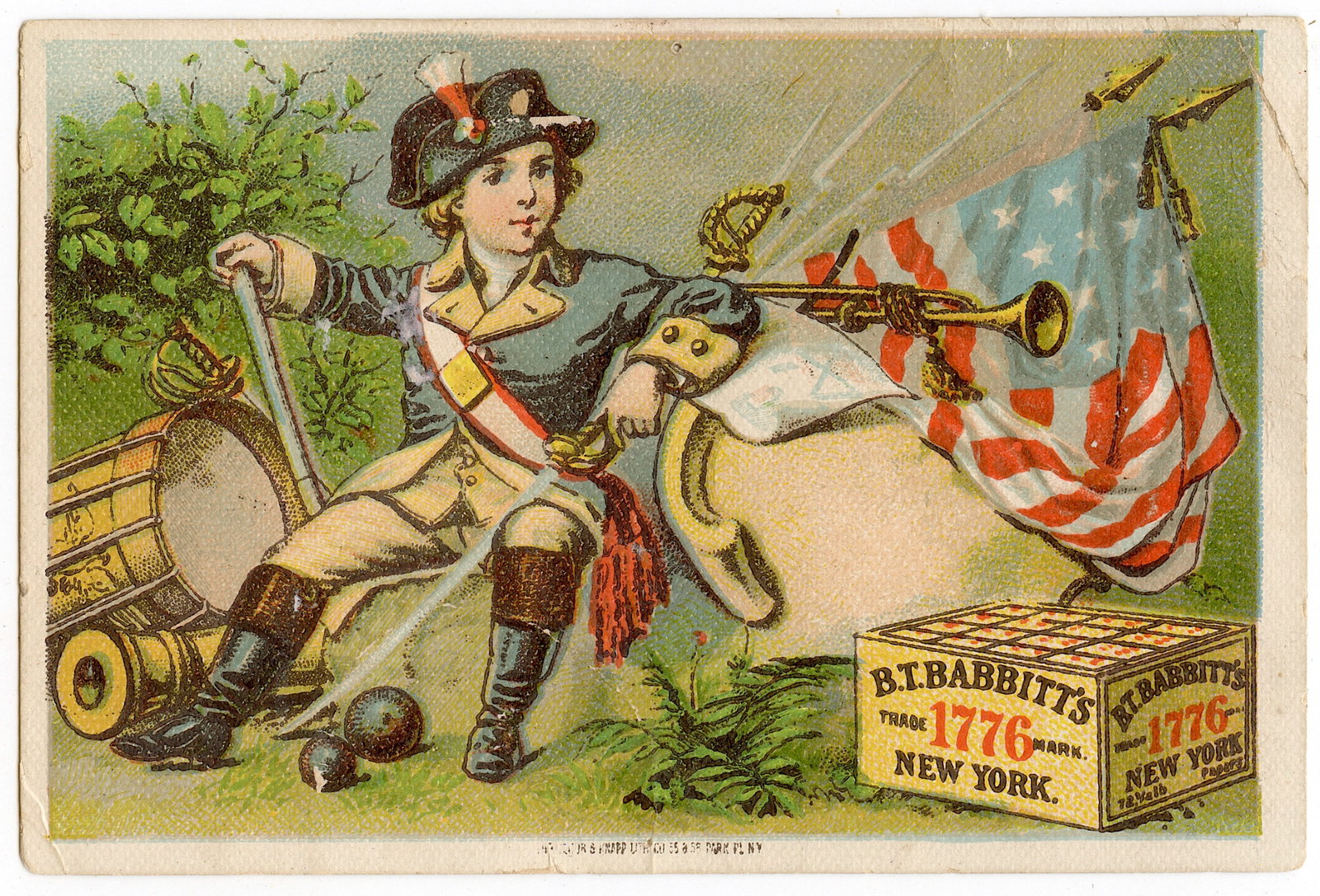 Scarce Antique Ephemera Original Rare Tradecard: Tradecards were used as advertising in USA and Europe during the end of the 19th C. and beginning of the 20th C. The average dimensions of a tradecard are in average Approx. 3 1/2 inch x 5 1/2 inch or