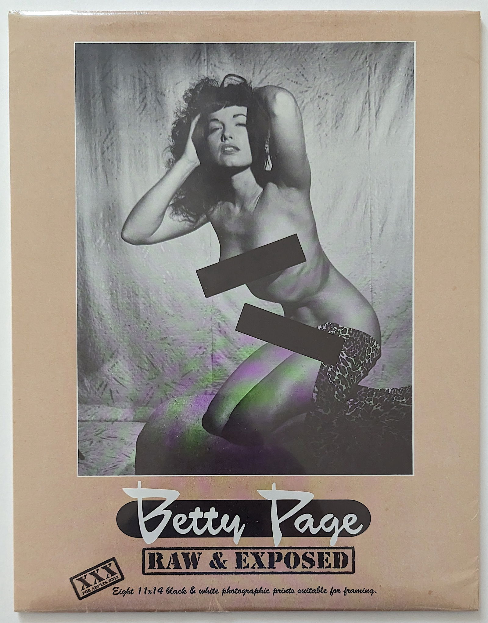 Betty Page Raw & Exposed Eight 11 x 14 Photographic Prints (1 of 2)