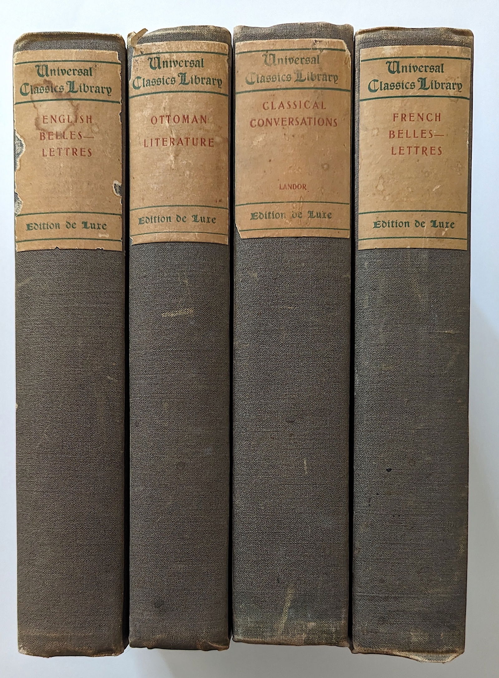 Antique Rare Set 4 Books Universal Classic Library (1 of 11)