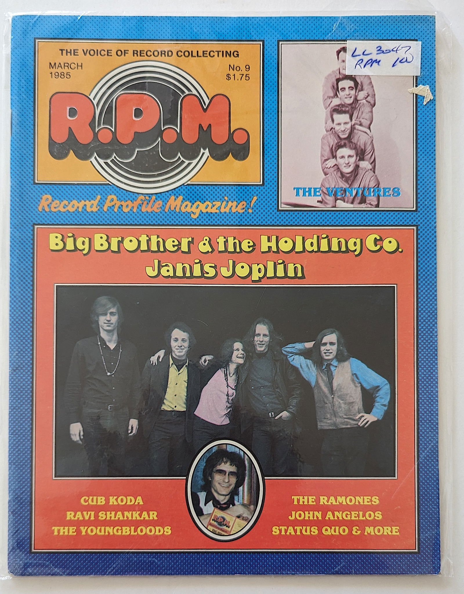 Vintage R.P.M. Record Profile Magazine, 1985 (1 of 1)