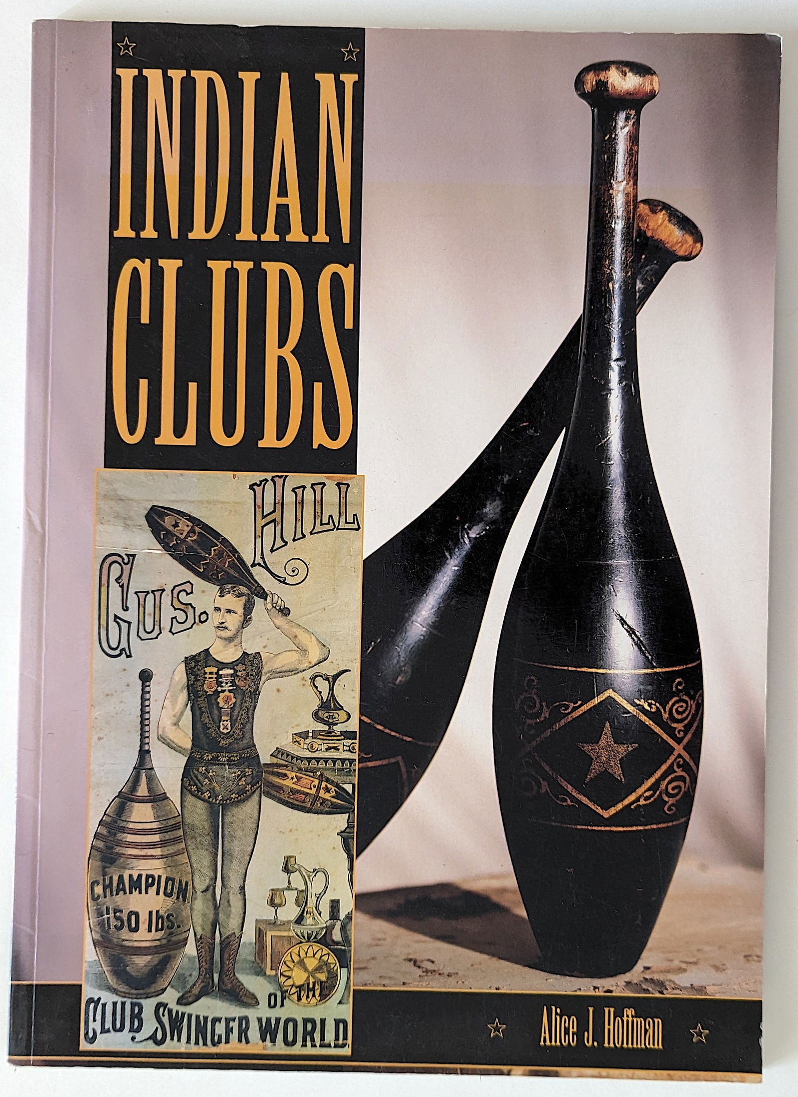 Vintage Used Boo INDIAN CLUBS by Alice J. Hoffman: The provenance is from a collector in RI. This lot is located in Boca Raton, Fl and its shipment will be made directly by Artelisted. Shipping insurance is the responsibility of the buyer. Ask us if y