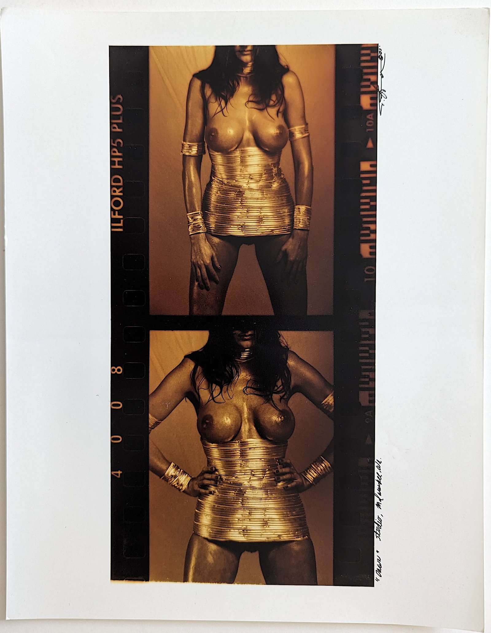 Vintage Artistic Nude Photograph Hand Signed: The provenance is from a collector in RI. The dimensions are Approx. 14" x 11". This lot is located in Boca Raton, Fl and its shipment will be made directly by Artelisted. Shipping insurance is the re