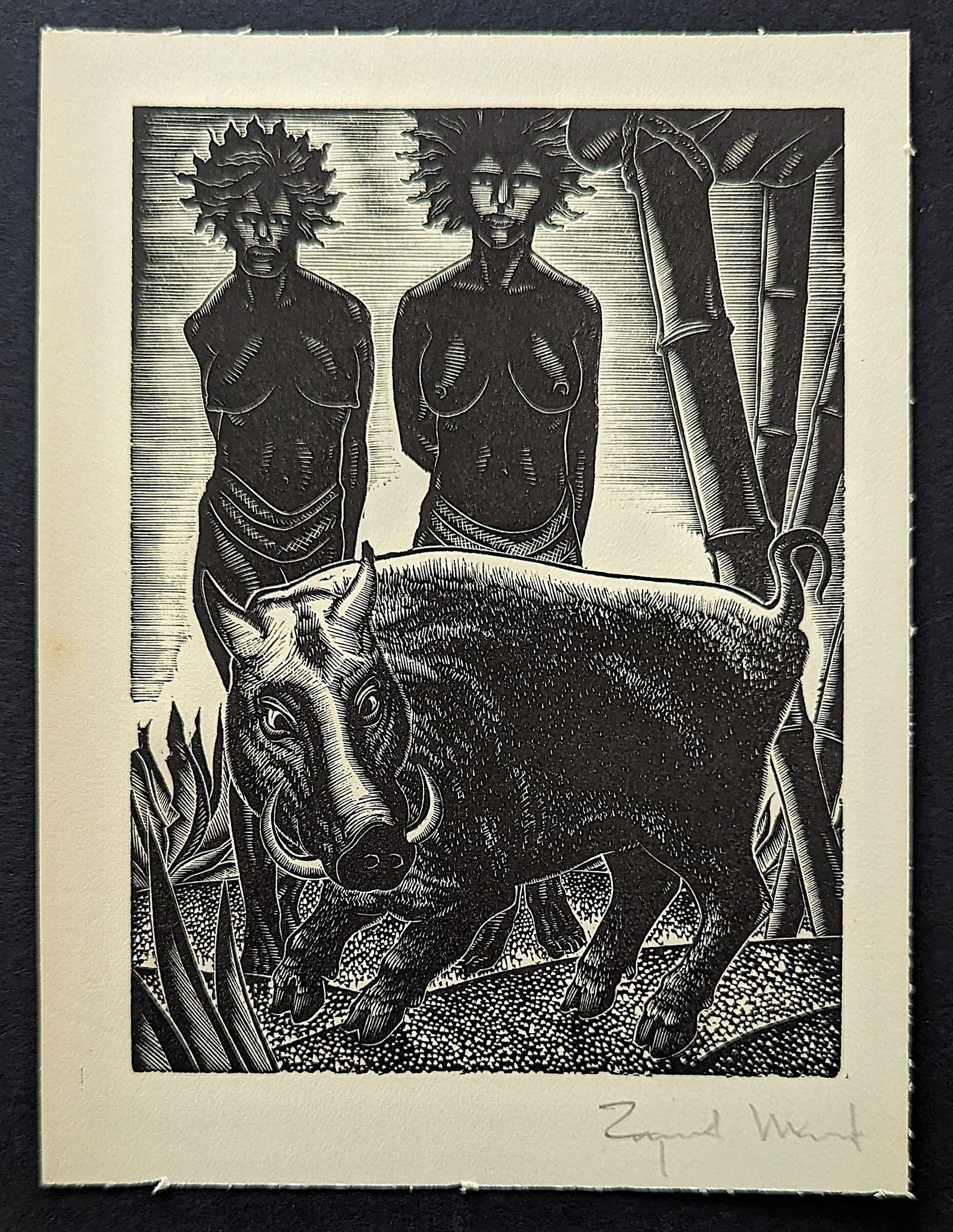 Vintage Wood Print by LYND WARD (1 of 2)