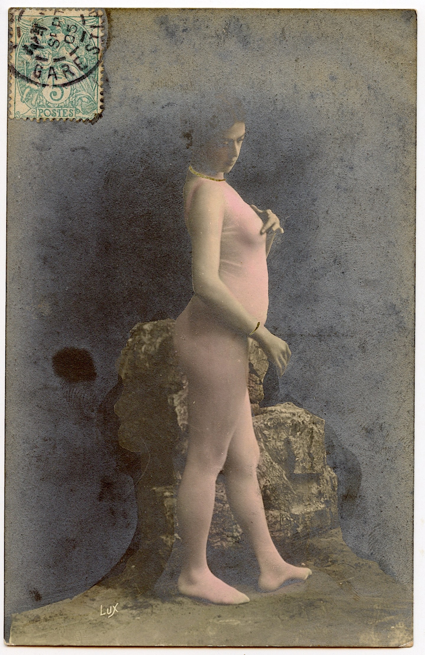 Antique Postcard Real Photo Nude Erotic Female: ABOUT POSTCARDS: The study and collecting of postcards is termed deltiology (from Greek deltion, small writing tablet, and English -logy, the study of). Rarity. As with all antique items, rarity bring