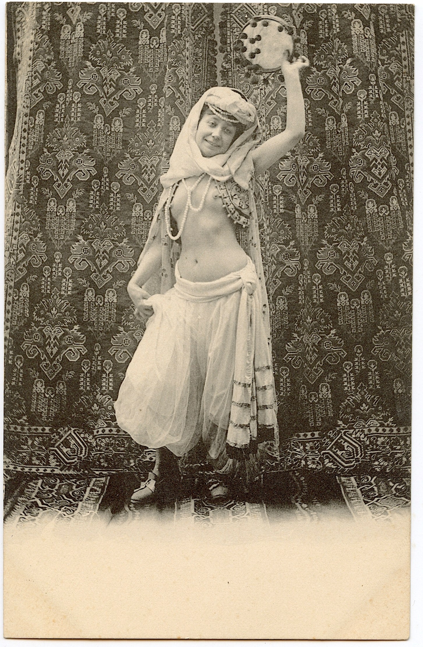 Rare Vintage French Postcard Erotic Female: ABOUT POSTCARDS & TRADECARDS: The study and collecting of postcards is termed deltiology (from Greek deltion, small writing tablet, and English -logy, the study of). Rarity. As with all antique items,