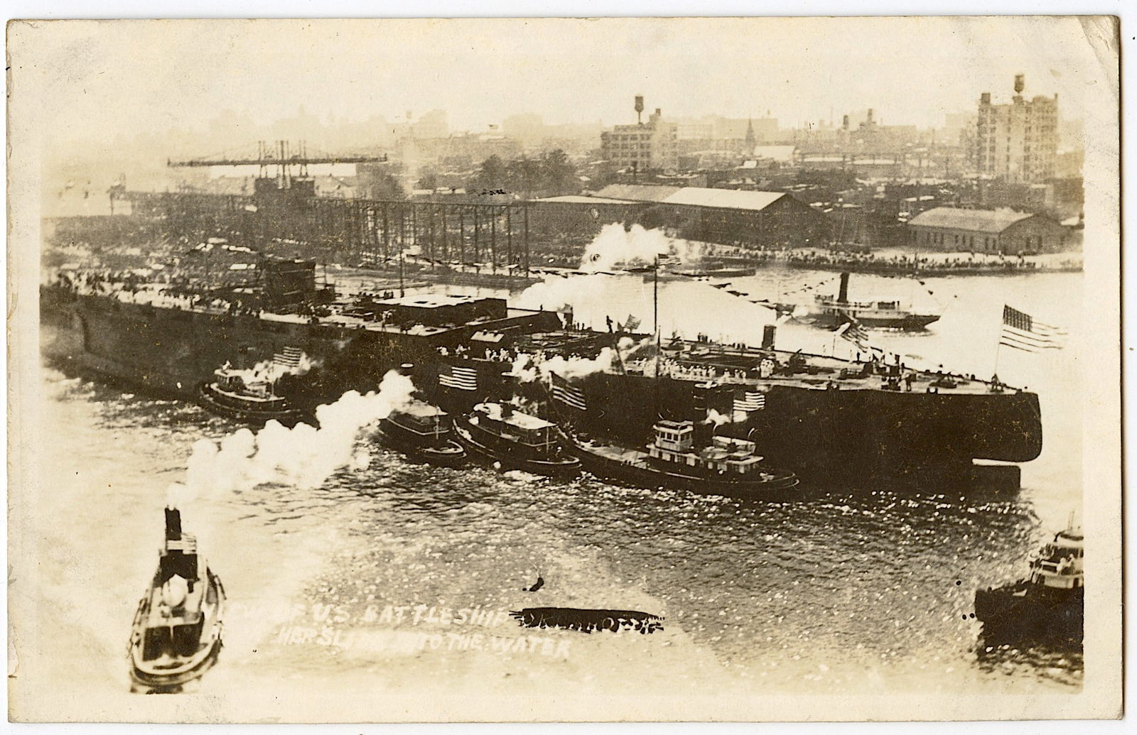 Very Rare Original Photo USS Texas (BB 35) Ship Crew OPP!!! (1 of 2)