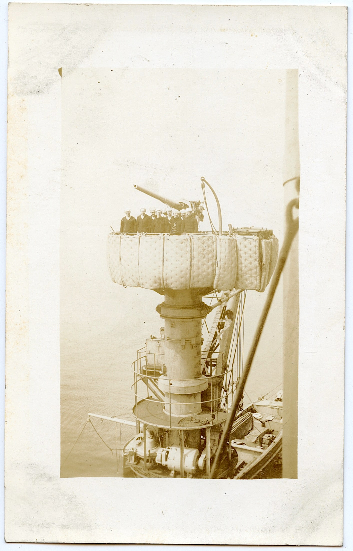 Very Rare Original Photo USS Texas (BB 35) Ship Crew OPP!!! (1 of 2)