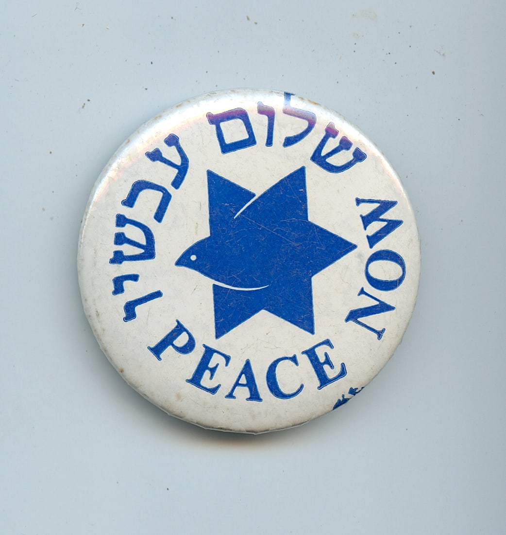 Vintage Rare Original Pinback Button Political & Hippie Era (1 of 2)