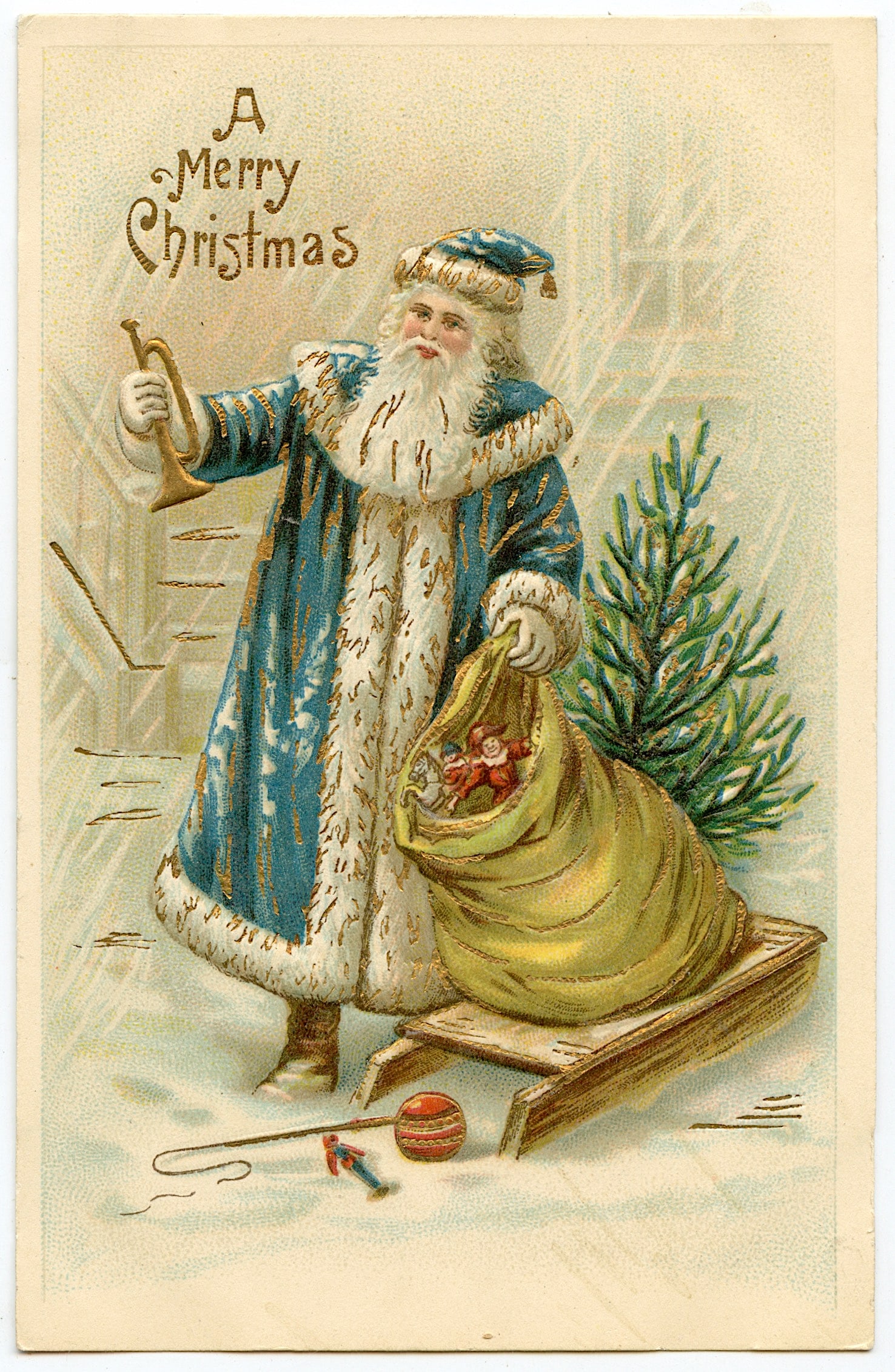 Antique Original Christmas Noel Postcard Made in Germany: Antique Original Christmas Noel Postcard Made in Germany. ABOUT POSTCARDS: The study and collecting of postcards is termed deltiology (from Greek deltion, small writing tablet, and English -logy, the 