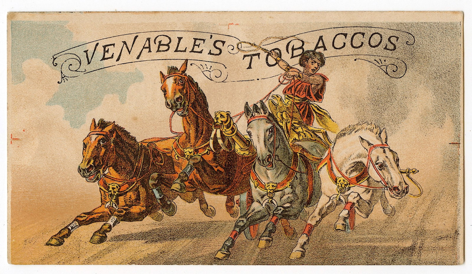 Antique Original Rare Tradecard Venable's Tobaccos: This item is coming from the estate of deceased collector in South Florida. The dimensions of a vintage trade cards and postcards are Approx. 3.5" x 5.5" (variances can occur). This lot is located in 