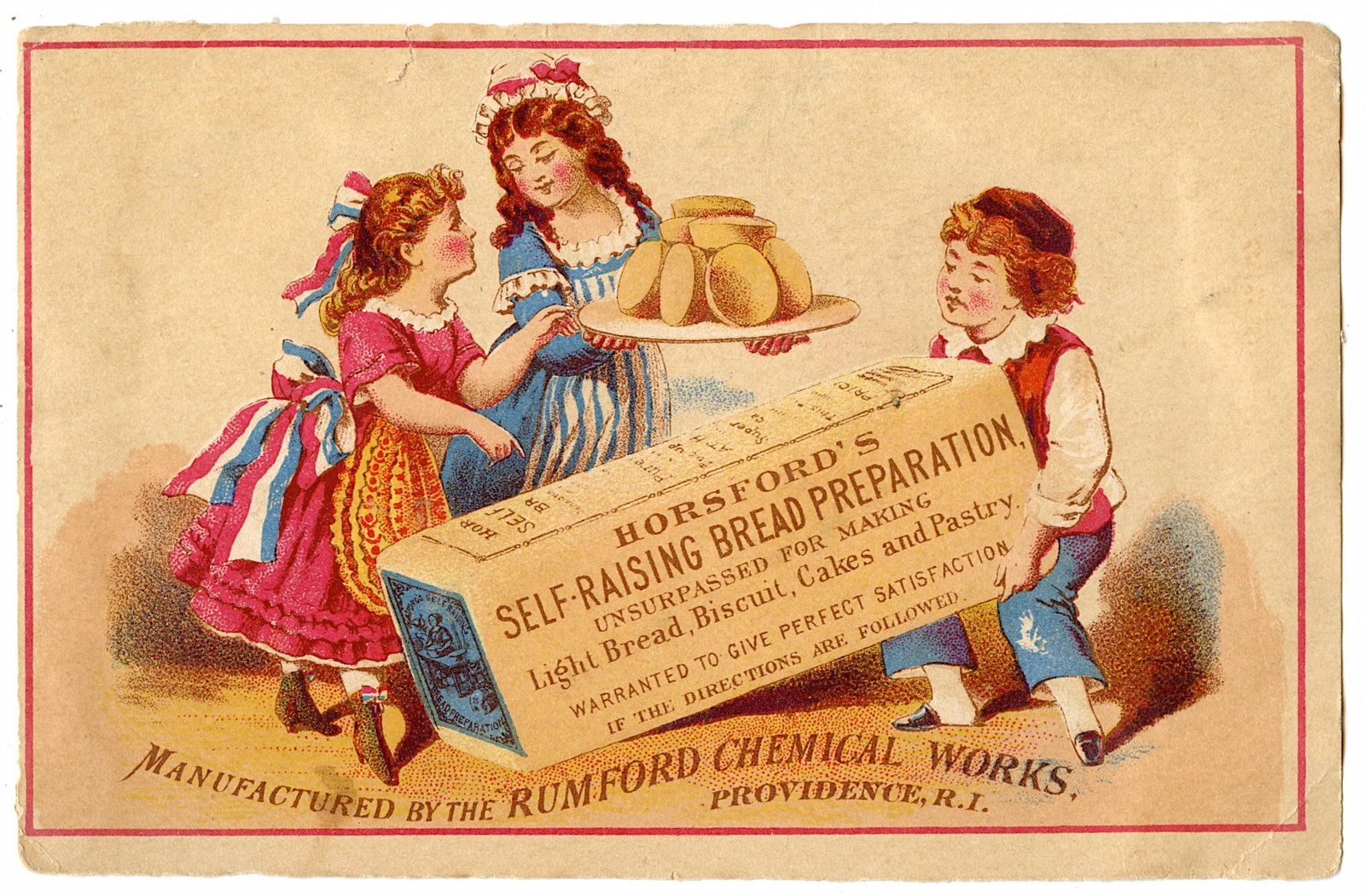 Antique Original Rare Tradecard Horsford's: This item is coming from the estate of deceased collector in South Florida. The dimensions of a vintage trade cards and postcards are Approx. 3.5" x 5.5" (variances can occur). This lot is located in 