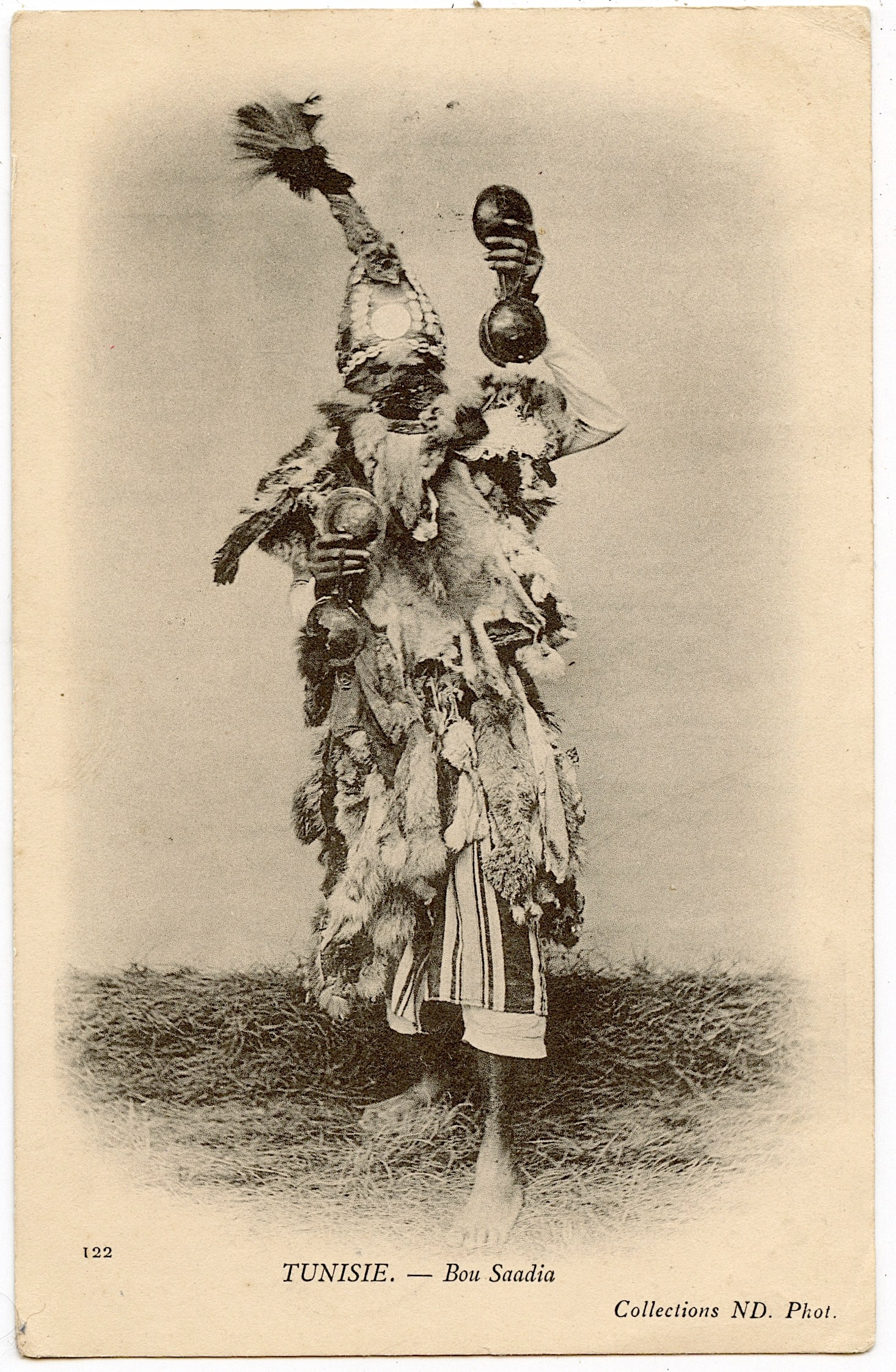 Antique Vintage Original Postcard TUNISIE Native (1 of 2)