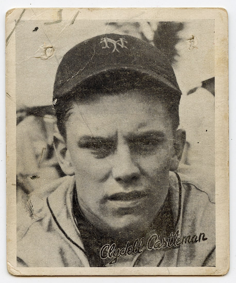 Baseball Card 1936 Goudey Clydell Castleman: This item is from the estate of a deceased collector. We have included high resolution images to show the condition (please, see included images). This lot is located in Boca Raton, Fl and its shipmen