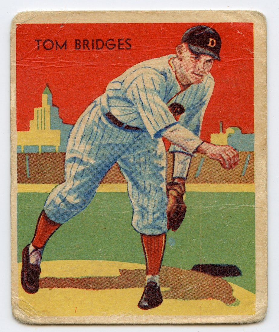 Baseball Card 1935 Diamond Stars Thomas D. Bridges 5 (1 of 2)