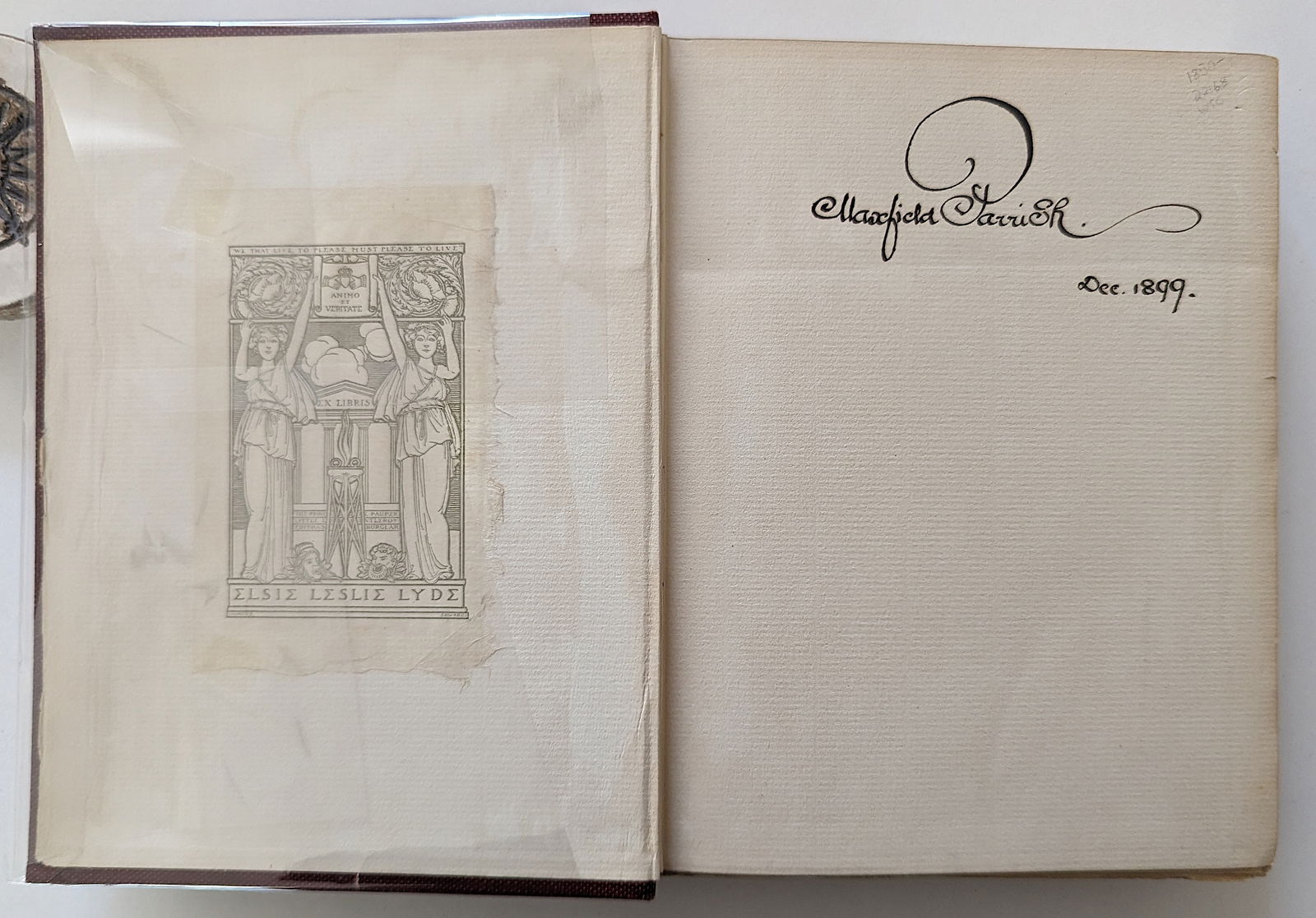 The Golden Age Authographed by Maxfield Parrish Dec. 1899 (1 of 8)