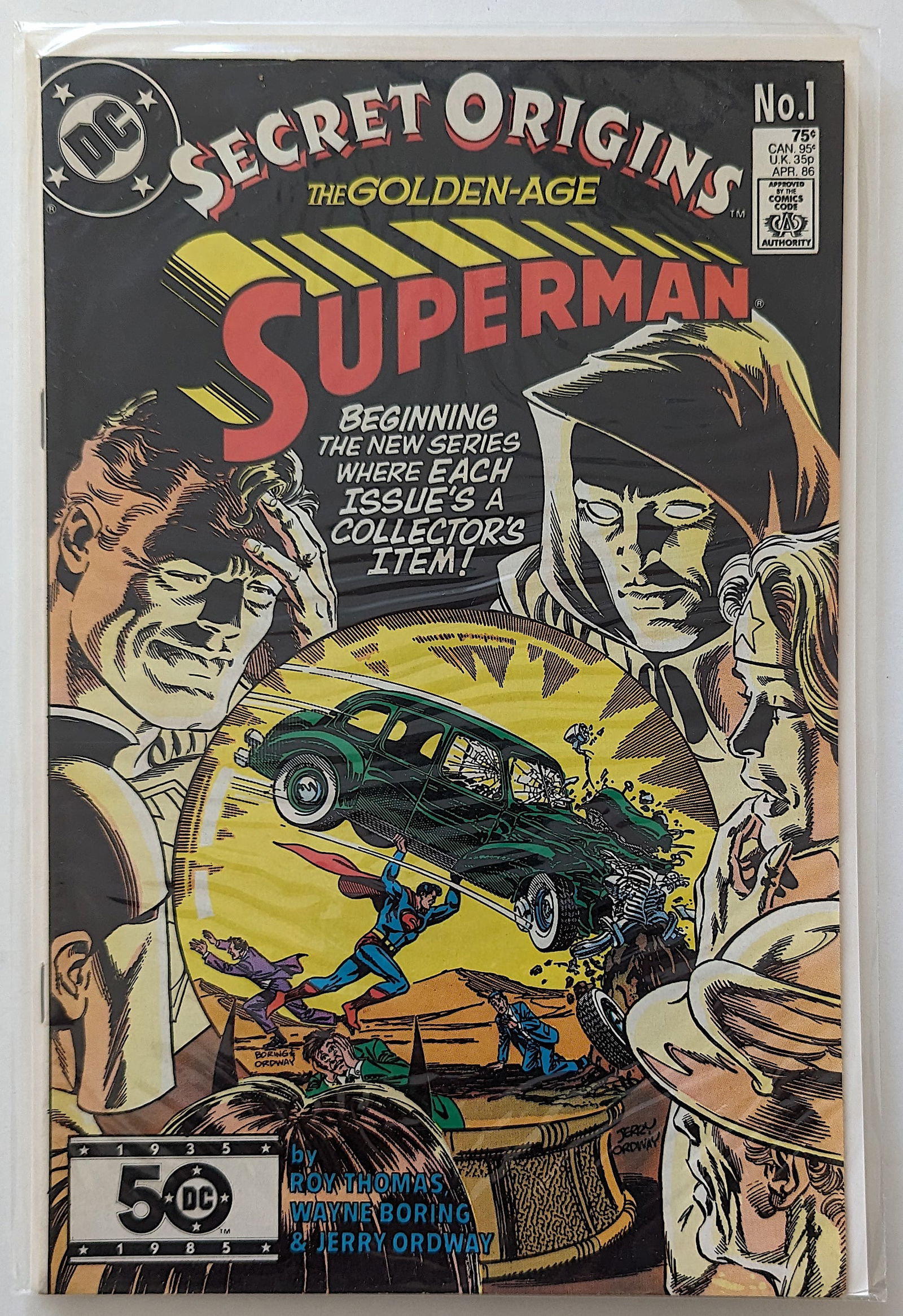 Secret Origins #1 DC 1986 Featuring the Golden Age Superman (1 of 1)