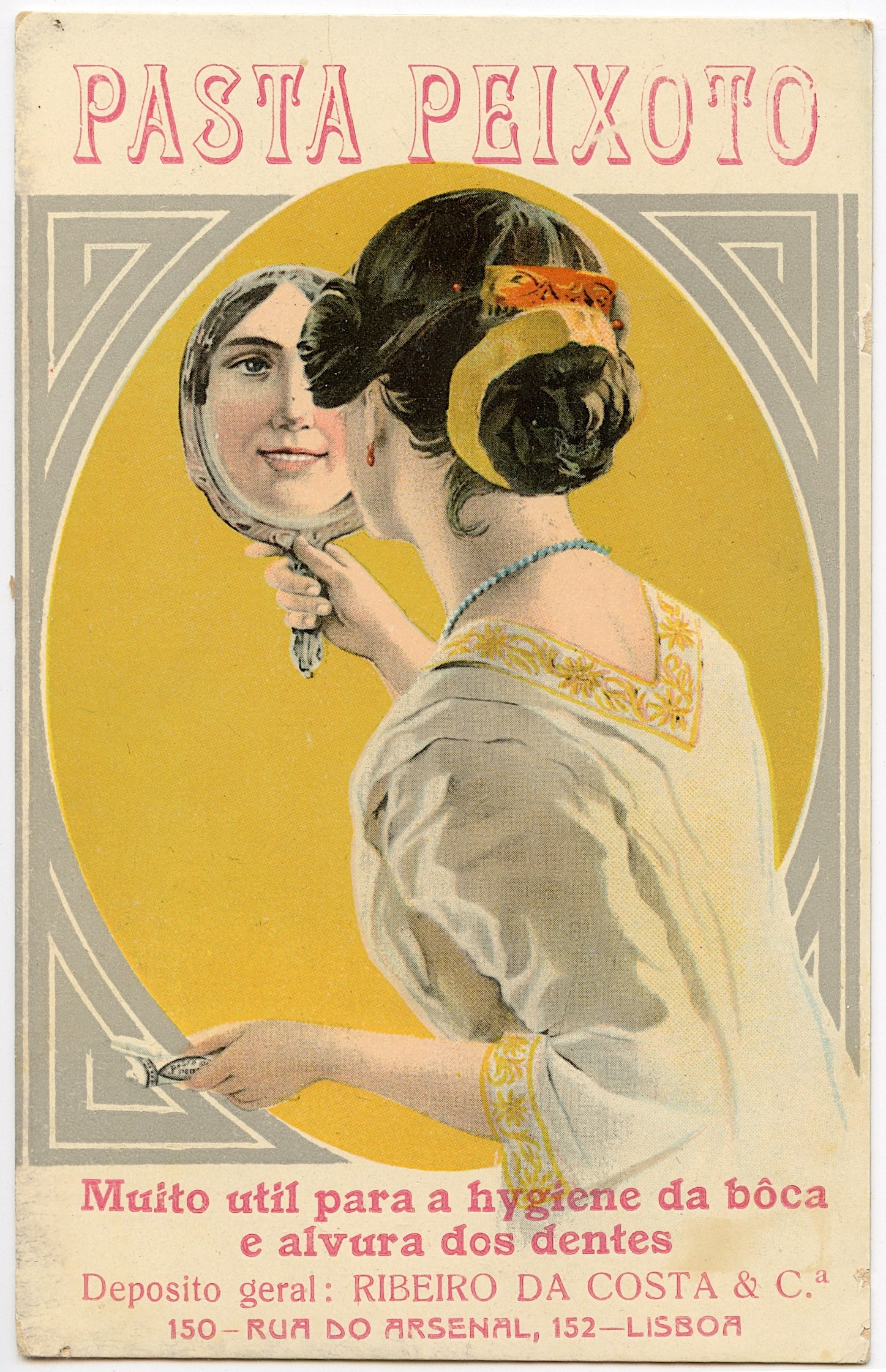 Antique Vintage Original Postcard Advertising: The dimensions of an antique postcard are Approx. 5.5"x 3.5" (small variances can occur).