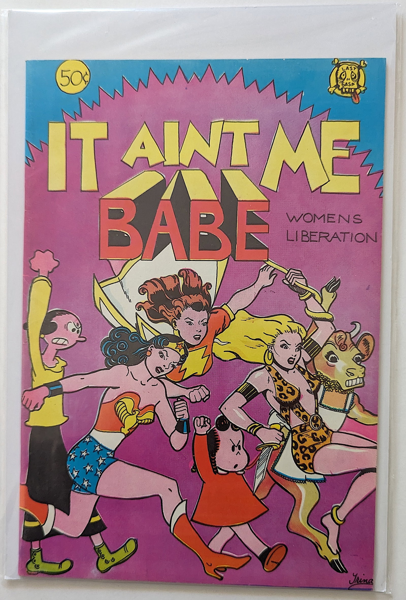 Comic Magazine It Aint Me BABE Womens Liberation: From the estate of a collector in RI. This lot is located in Boca Raton, Fl and its shipment will be made directly by Artelisted. Shipping insurance is the responsibility of the buyer. Ask us if you w