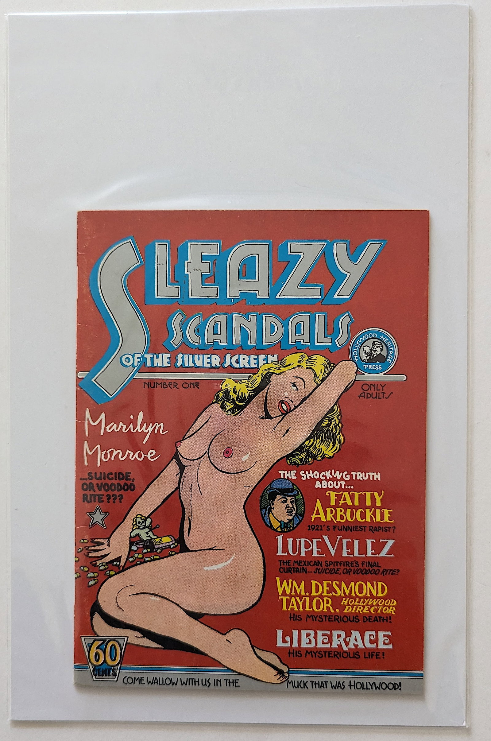 Adults Comic Magazine SLEAZY Scandals Marilyn Monroe: From the estate of a collector in RI. This lot is located in Boca Raton, Fl and its shipment will be made directly by Artelisted. Shipping insurance is the responsibility of the buyer. Ask us if you w
