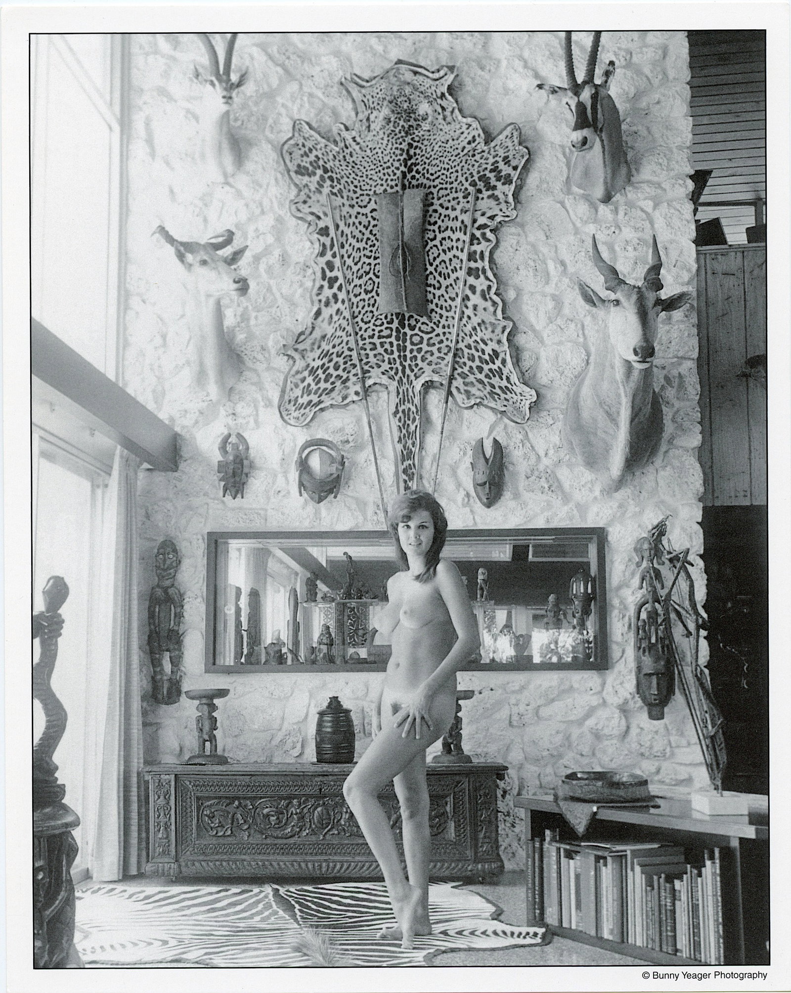 BUNNY YEAGER Original Pin Up Lithograph Unknown Model (1 of 1)